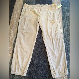 All in Motion Men's Utility Tapered Jogger Pants Stone XXL